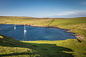 Duntulm Harbour im Norden der Trotternish Halbinsel, Isle of Skye, Highlands, Schottland, Großbritannien