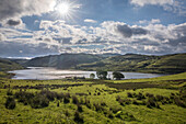 Meeresbucht Loch Beag bei Struan, Isle of Skye, Highlands, Schottland, Großbritannien