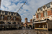Famous Piazza in Old Batumi during the raining in the spring