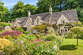 Old Cottages in Bibury, Cotswolds, Gloucestershire, England