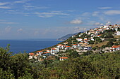 Bergort Chora im Inneren der Insel Alonissos, Nördliche Sporaden, Griechenland