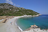 Glysteri-Strand auf der Insel Skopelos, Nördliche Sporaden, Griechenland