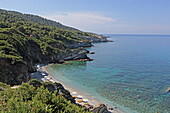 Perivoliou Strand, Insel Skopelos, Nördliche Sporaden, Griechenland