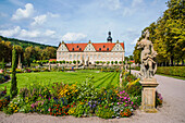 Weikersheim Castle, Castle Garden, Romantic Road, Baden Würtemberg, Germany,