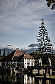 Early morning at Taman Ujung water palace in Karangasem, Bali Indonesia