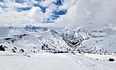 Skigebiet Lech am Arlberg, Winter in Vorarlberg, Österreich