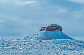 Snowy Mesa in the Utah desert.