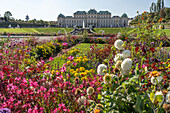 Schlossgarten and the Upper Belvedere Palace in Vienna, Austria, Europe