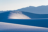 Gypsum dunes landscape of White Sands National Monument in New Mexico.