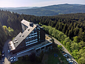 Hotel Orea Resort Horizont am Berg Pancíř im Biosphärenreservat Šumava bei Železná Ruda im Böhmerwald, Tschechien