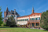 Castle with town hall, Weinheim, Odenwald, GEO Nature Park, Bergstrasse-Odenwald, Baden-Württemberg, Germany