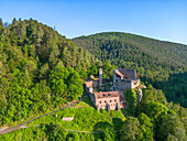 Die Burg Spangenberg, Pfälzerwald, Rheinland-Pfalz, Deutschland