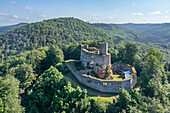 Burg Gräfenstein, Merzalben, Pfälzer Wald, Rheinland-Pfalz, Deutschland