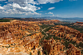 Am Rande des Bryce Ampitheaters, Ausblicke auf den Canyon und die Hoodoos, Bryce Canyon National Park, Utah, USA