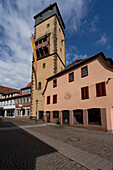 Historischer Ortskern von Lohr am Main, Landkreis Main-Spessart, Unterfranken, Bayern, Deutschland\n