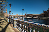 Plaza de Espana, Sevilla, Andalusien, Spanien