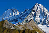 Blick auf Großglockner von der Schönleitenspitze,  Nationalpark Hohe Tauern, Osttirol, Österreich