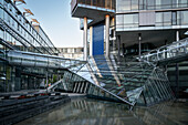 Verwaltungsgebäude der Nord LB von den Architekten Behnisch & Partner, Hannover, Niedersachsen, Deutschland, Europa