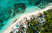 Aerial 'Carribean Beach Vacation No.2', Xpu Há, Quintana Roo, Mexico