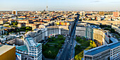 Panoramic 'The German's Capitol', Berliner Fernsehturm, Berlin, Germany
