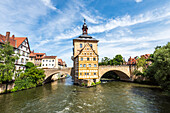 Old town hall in Bamberg, Upper Franconia, Bavaria, Germany