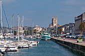 View of Fecamp Marina, Normandy, France
