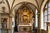 Interior of Paderborn Cathedral, Paderborn, North Rhine-Westphalia, Germany, Europe