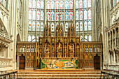 Altar der Kathedrale von Gloucester, England, Großbritannien, Europa  
