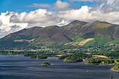 View of Derwent Water in the Lake District, England, United Kingdom, Europe