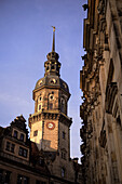 Turm vom Residenzschloss in Altstadt von Dresden, Freistaat Sachsen, Deutschland, Europa