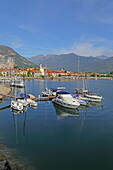 Hafen, Feriolo, Lago Maggiore, Piemont, Italien