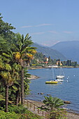 Ufer des Lago Maggiore bei Oggebbio, Piemont, Italien
