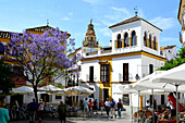 Cordoba, Andalusien, Spanien, in der Juderia, mit ihren engen Altstadtgassen