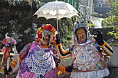 Karneval in Schignano, Comer See, Lombardei, Italien