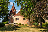 Burgtor in Rothenburg ob der Tauber, Mittelfranken, Bayern, Deutschland