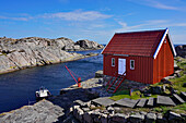 Norwegen, Provinz Agder, Fischerhütte am Südkap bei Lindesnes