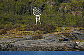 Norway, Arctic Circle Monument next to Melfjord near Jektvika