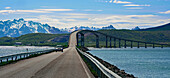 Norwegen, Nordland, Vesteralen, Brücke Hadselbrua auf die Insel Hadseløya