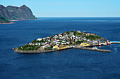 Norwegen, Troms og Finnmark, Insel Senja, Dorf-Insel Husøy
