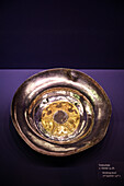 UNESCO World Heritage “Jewish-Medieval Heritage in Erfurt”, drinking bowl of the “Erfurt Treasure” in the Old Synagogue, Erfurt, Thuringia, Germany