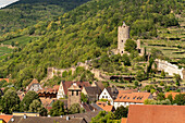 Die Burg Kaysersberg, Elsass, Frankreich  