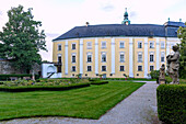 Castle and castle garden in Brúntal in Moravia in the Czech Republic
