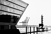 Dockland, ship-shaped office building, Altona, Hamburg, Germany
