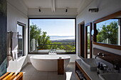 Bathroom of a suite at Forest Lodge, Grootbos Private Nature Reserve, Western Cape, South Africa