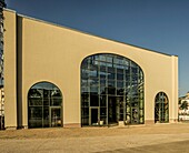 Zentrale der Kulturhauptstadt 2025 an der Fabrikstraße in Chemnitz, Sachsen, Deutschland