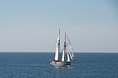 Traditional sailing ship &quot;Luciana&quot; (built in 1916) in the Little Belt between Funen and Jutland, Denmark