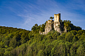 The Neideck castle ruins in Franconian Switzerland, Streitberg, Wiesenttal, Bavaria, Germany