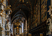 Chorraum der Kathedrale (Katedra) in Sandomierz in der Woiwodschaft Podkarpackie in Polen