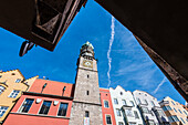 City tower, old town, Innsbruck, Tyrol, Austria