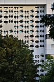 moderne Fassade des RAWEMA Haus, Chemnitz, Sachsen, Deutschland, Europa